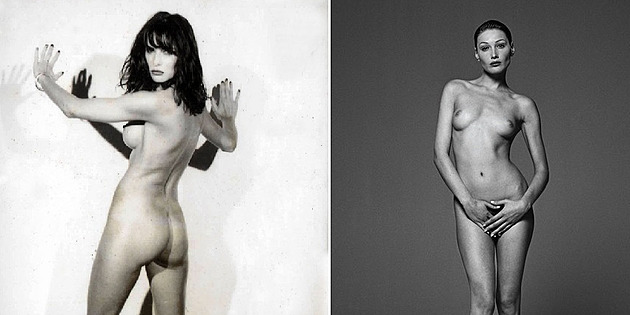 První dámy v rouše Evině: před objektivem se svlékly Trumpová i Sarkozyová