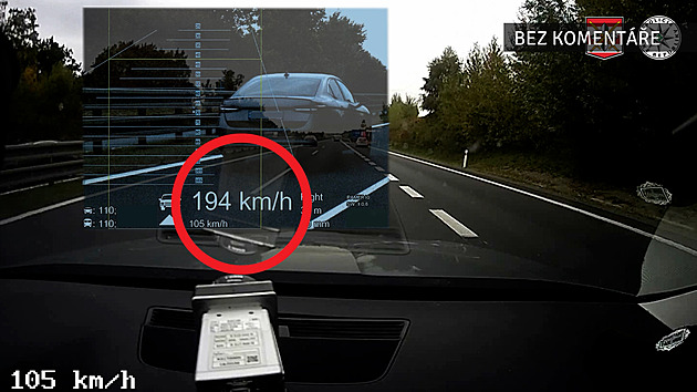 Na stodesítce šofér prosvištěl okolo hlídky téměř dvoustovkou, přišel o řidičák