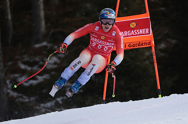 Padesátý triumf pro Odermatta. Ve Val Gardeně Švýcar ovládl sjezd