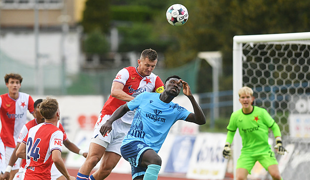 Rezerva Slavie přišla o neporazitelnost, Žižkov rozhodl v závěru díky Proškovi