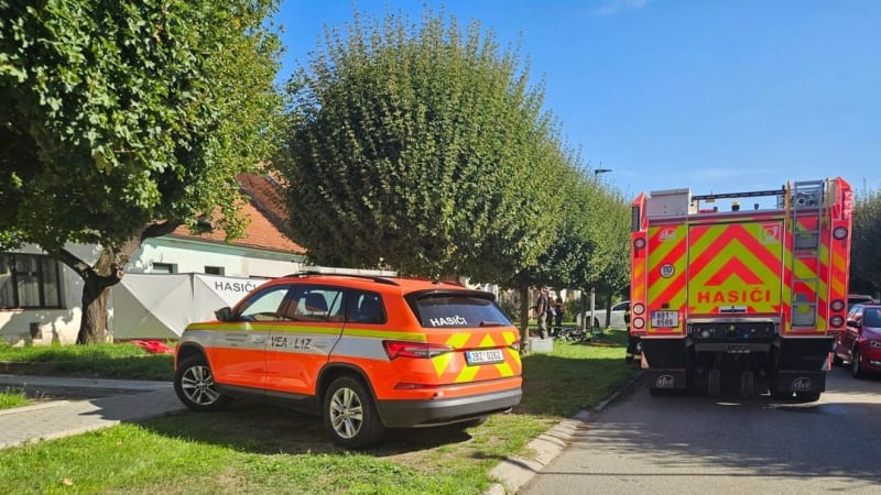 Tragický požár na Vyškovsku: Plameny zachvátily dům, ženě již nebylo pomoci